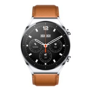Xiaomi Watch S1 Smartwatch aus Edelstahl & Saphirglas (1,43" AMOLED HD; 117 Trainingsmodi; Überwachung von SpO2, Herzfrequenz & Schlaf; Bluetooth; NFC; GPS, 5ATM, bis zu 12 Tage Akku, Alexa) Silber - Publicité