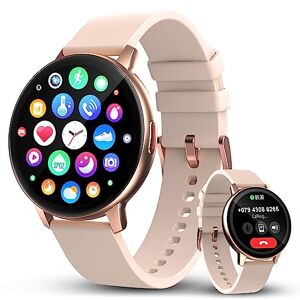 Montre Connectée Hommes Femmes Montre Sport Podometre Moniteur de  Sommeil/Fréquence Cardiaque Tension artérielle SpO2 Smartwatch Montre  Intelligente Bracelet Connecté pour Android iOS