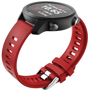 NotoCity Bracelet pour Garmin Vivoactive 3/ Garmin Vivoactive 3 Music/Forerunner 645 Music/Garmin Forerunner 245，Bande de Remplacement Ajustable en Silione - Publicité