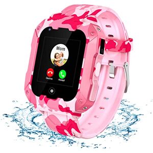 LiveGo Smart Watch per Bambini, 4G Secure Smartwatch Con Custodia Staccabile, Localizzatore GPS, SOS Chiamata per Bambini Studenti dai 4-12 Anni Regali di Compleanno Giorno Della Scuola - Publicité