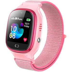 PTHTECHUS Enfants Smartwatch GPS Position Tracker Enfant SOS Aide Montres Appareil Photo Numérique Mobile Téléphone Mobile Montre Cadeau Enfants pour Filles Garçons - Publicité