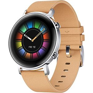 Huawei Watch GT 2(42mm) Montre connectée, Autonomie d'une semaine, GPS intégré, 15 Modes de Sport, Suivi du rythme cardiaque en temps réel, Tracker d'activité quotidien, Classique Marron - Publicité