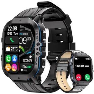 JANOLTY Montre Connectée Femme Homme(1,43 AMOLED-Display, 2