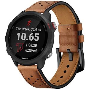 Axcellent Compatible avec Garmin Forerunner 245 Bands/Forerunner 245/645 La Musique,20mm Bracelet de Sport de Remplacement en Cuir Classique pour Femmes Garmin Forerunner 245/645 GPS Running Watch. Publicité