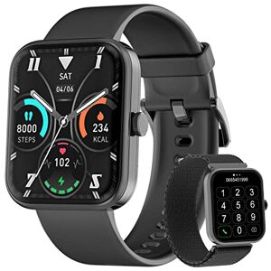 Montre connectée Blackview R30 Montre Connectée Femme Homme Smartwatch  Bluetooth de Sport Étanche pour iOS Android - Gris