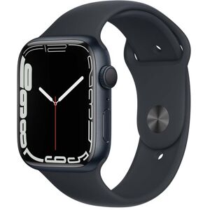 Apple Watch Series 7 GPS, boîtier Aluminium Minuit 45mm avec Bracelet Sport Minuit - Publicité