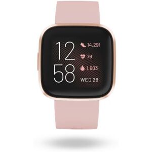 Montre connectée Fitbit Versa 2 Rose pétale - Publicité