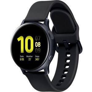 Montre connectée Samsung Galaxy Watch Active2 40 mm Boîtier Aluminium Bracelet en silicone Noir Carbone - Publicité