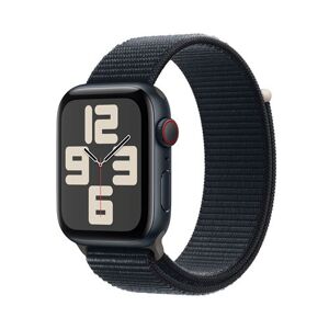 Apple Watch SE GPS + Cellular Boîtier en Aluminium Minuit de 44 mm avec Boucle Sport Minuit - Publicité