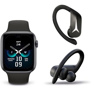 Active Pack Smartwatch And Wireless Headphones Noir Noir One Size unisex