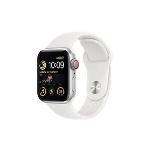Apple Watch SE (GPS + Cellular) - Blanc - Publicité