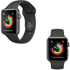 Montre Connectee APPLE WATCH Series 3 42mm Gris sideral reconditionnee Grade A+