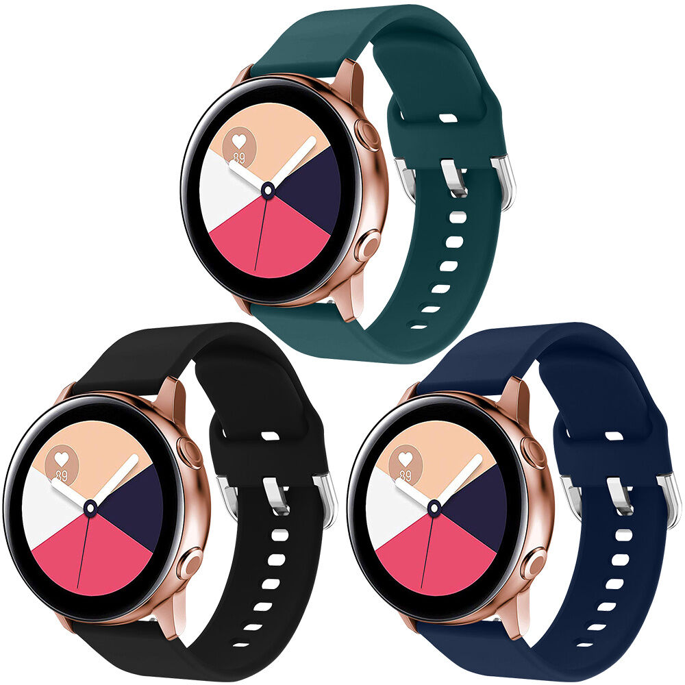 iMoshion 3-pack bracelet silicone pour le Samsung Galaxy Watch 40/42mm / Active 2 42/44mm