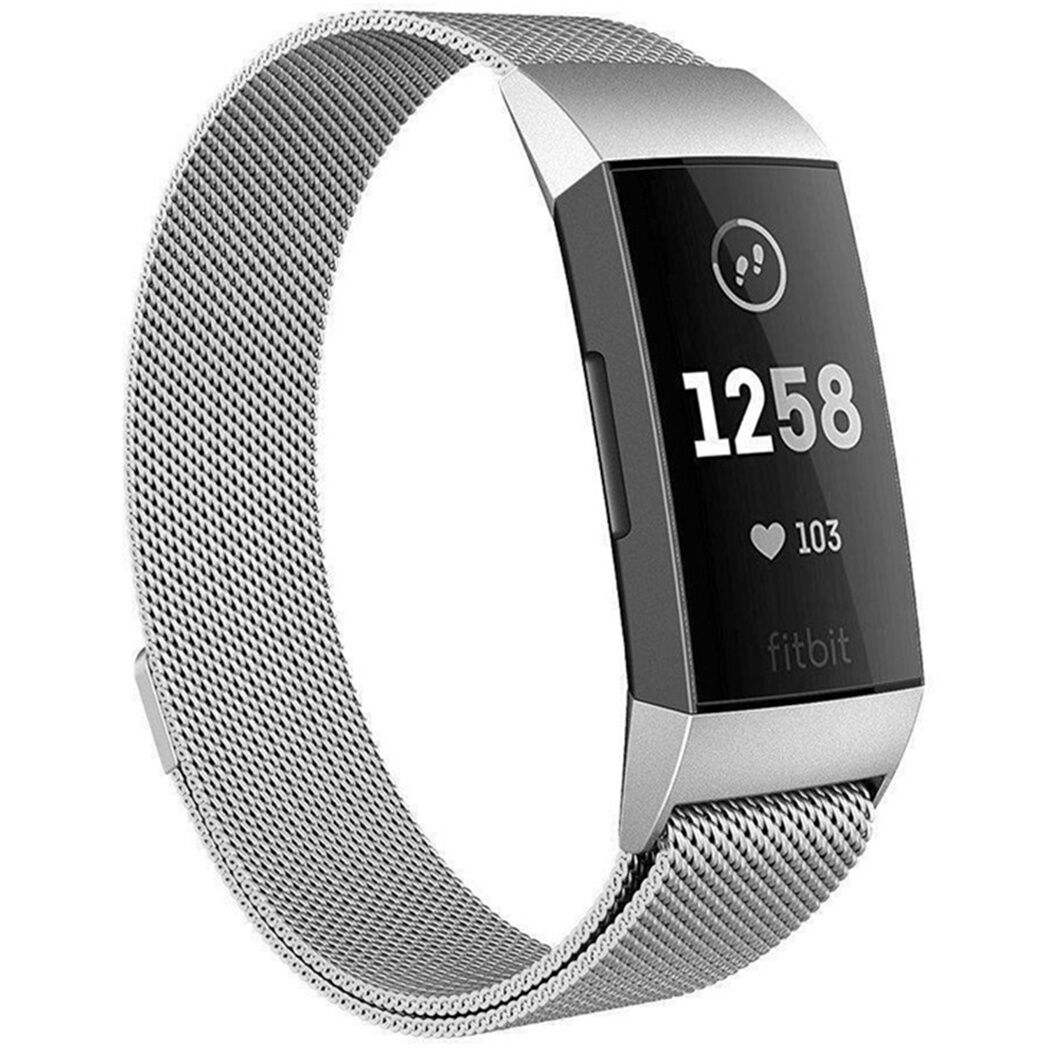 iMoshion Milanais Watch bracelet pour le Fitbit Charge 3 / 4 - Argent
