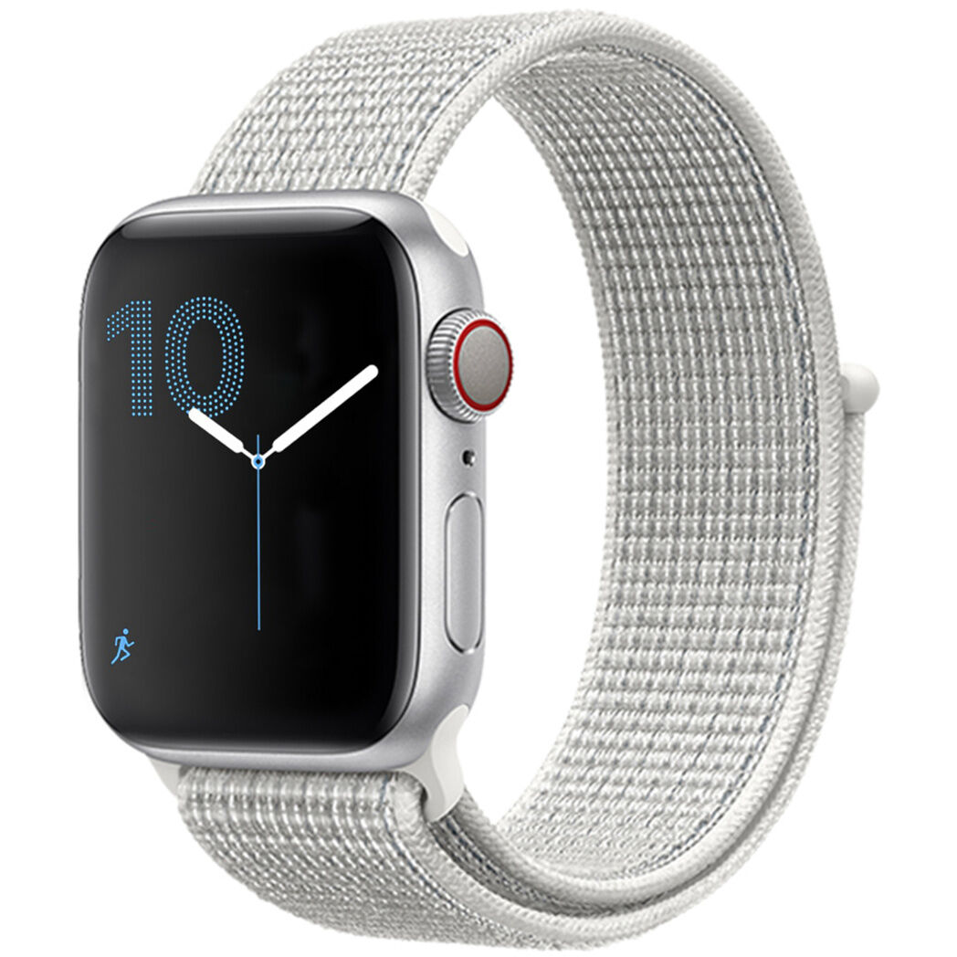 iMoshion Bracelet en nylon pour l'Apple Watch Series 1-6 / SE - 38/40mm - Blanc