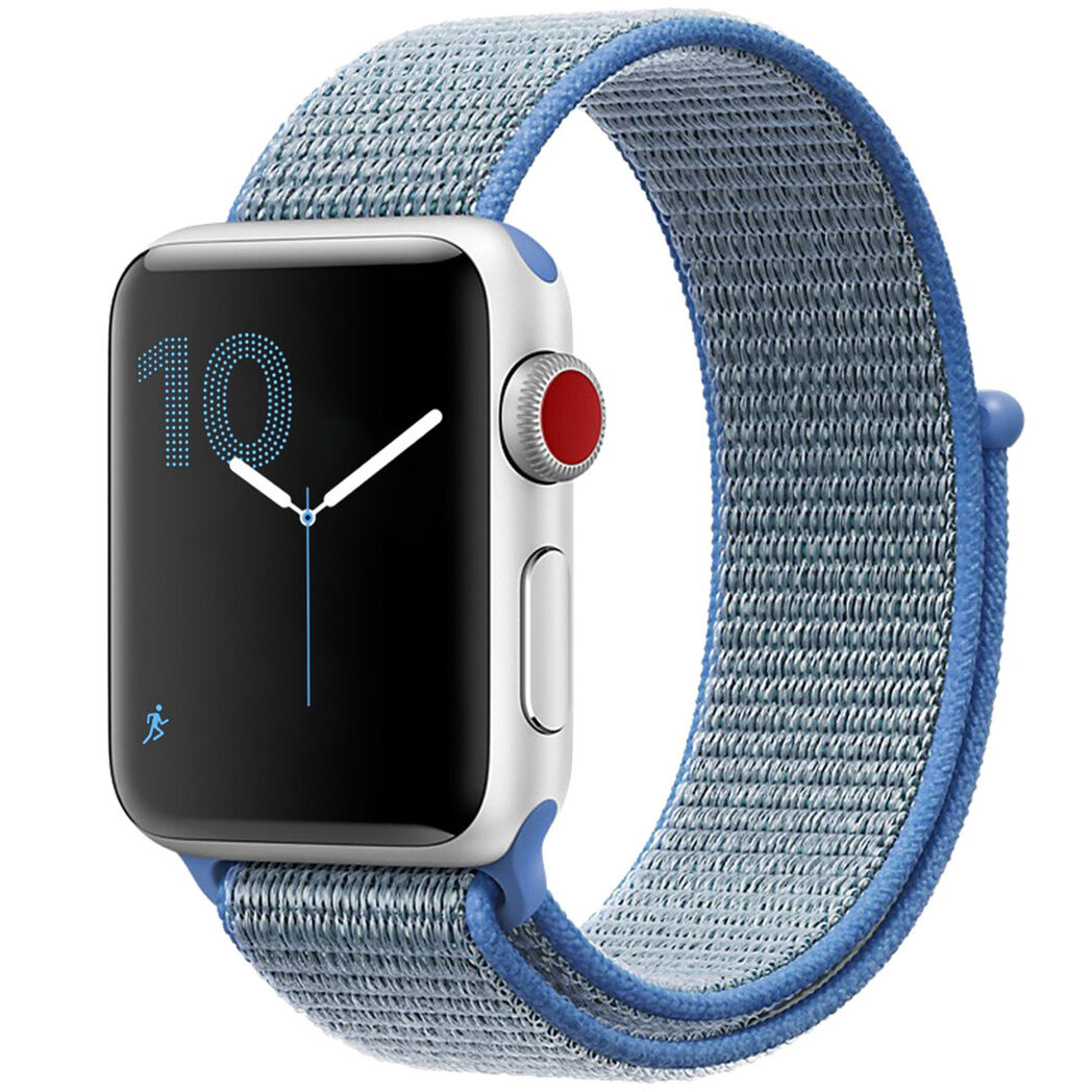 iMoshion Bracelet en nylon pour l'Apple Watch Series 1-6 / SE - 38/40mm - Bleu