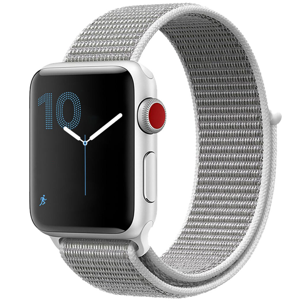 iMoshion Bracelet en nylon pour l'Apple Watch Series 1-6 / SE - 38/40mm - Gris