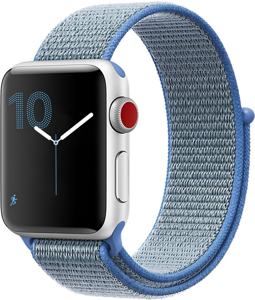 iMoshion Bracelet en nylon pour l'Apple Watch Series 1-6 / SE - 42/44mm - Bleu