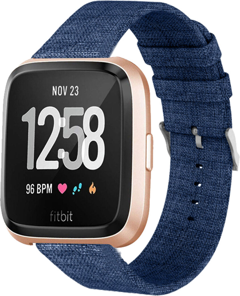 iMoshion Bracelet en nylon pour le Fitbit Versa 2 / Versa Lite - Bleu