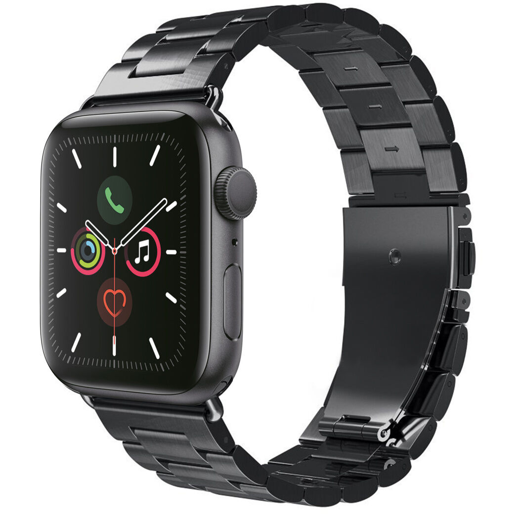 iMoshion Bracelet en acier pour l'Apple Watch Series 1-6 / SE - 42/44mm - Noir