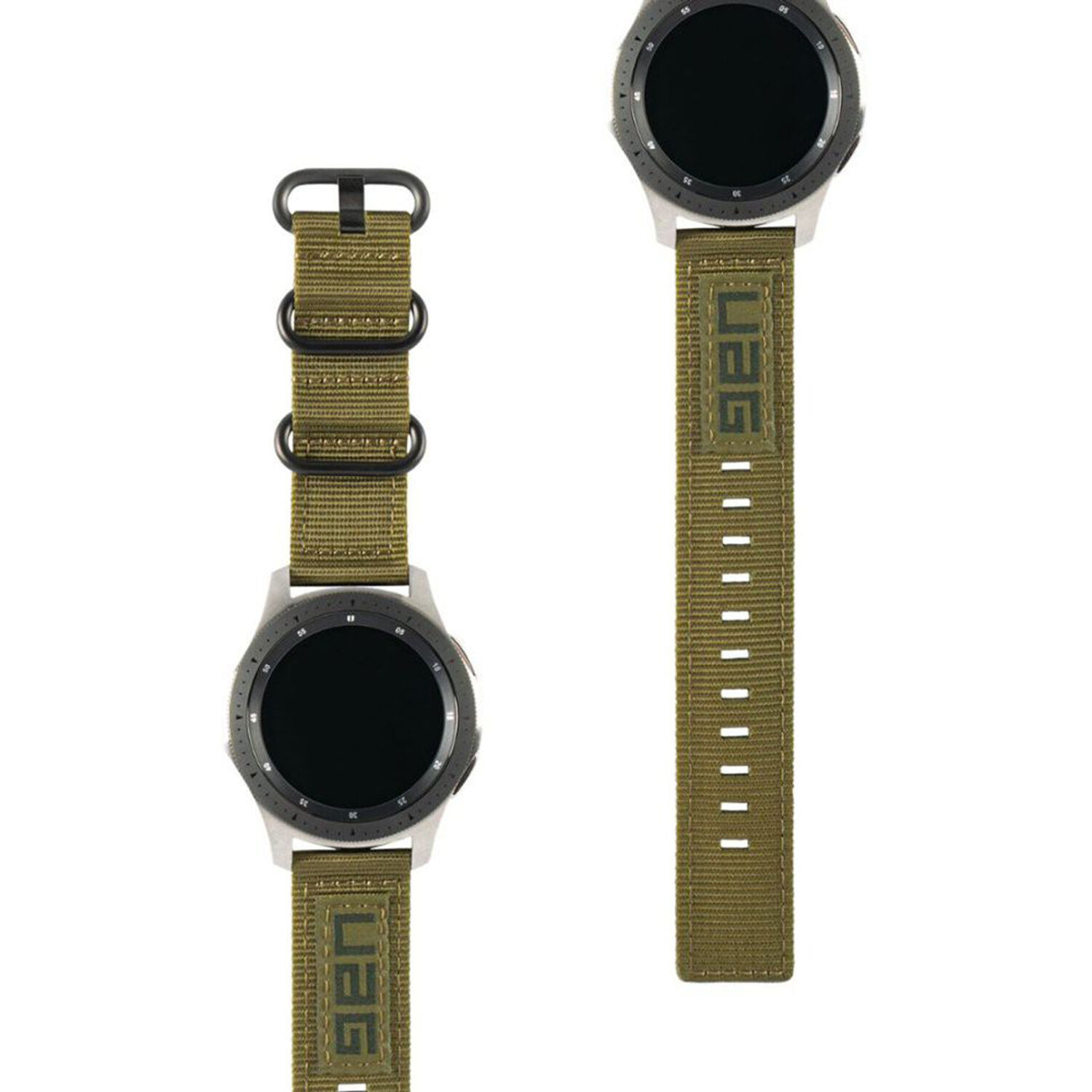 UAG Bracelet Nato pour montre Samsung Galaxy Watch 46 mm / Watch 3 45mm - Vert