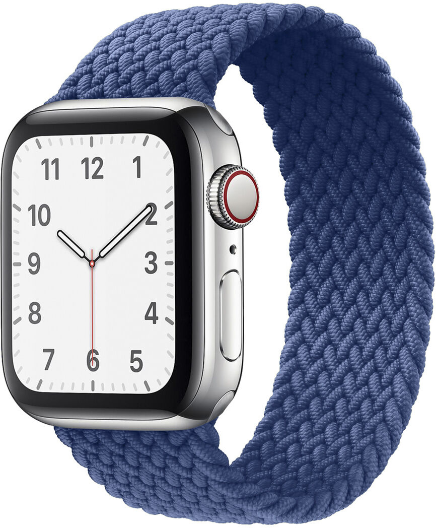 iMoshion Bracelet en nylon tressé pour l'Apple Watch 1-6 / SE - 38/40mm - Bleu