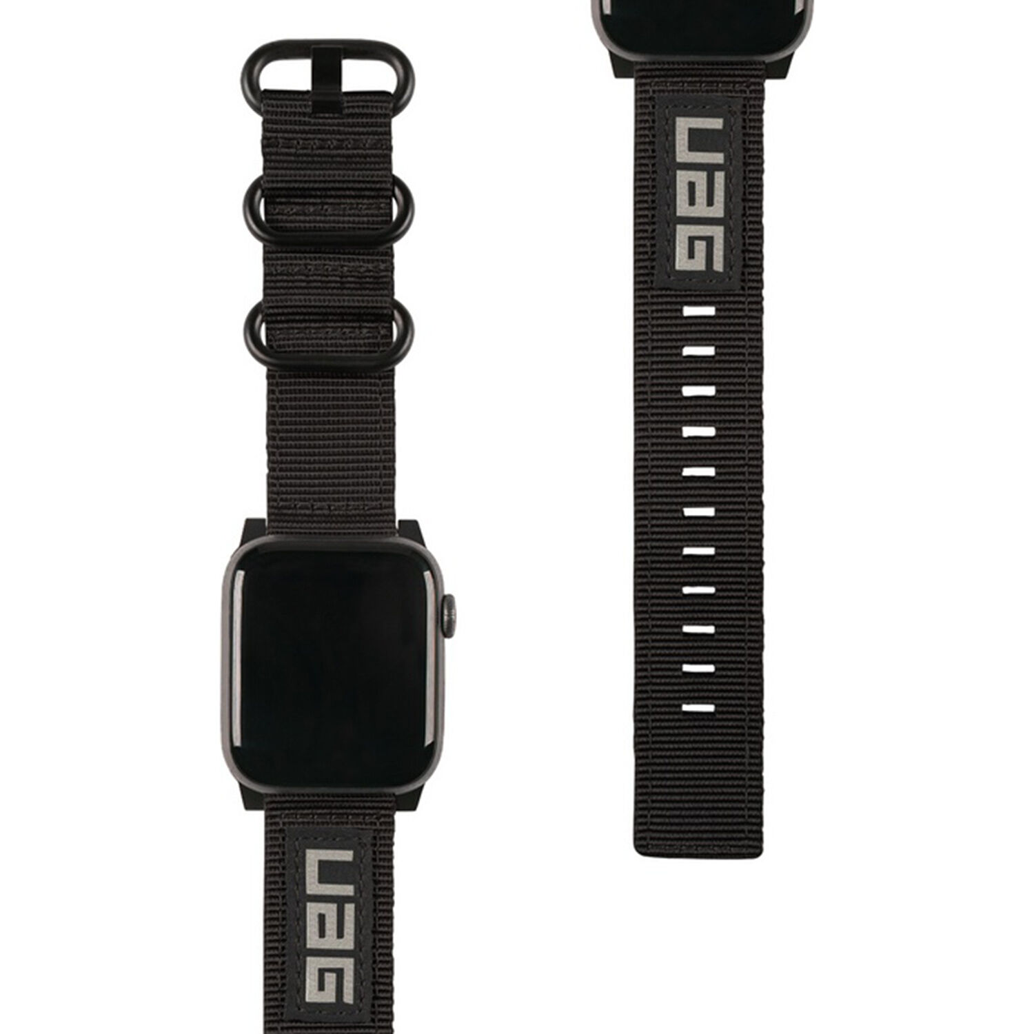 UAG Bracelet Nato pour montre Apple Série 1 à 6 / SE - 38/40mm - Noir