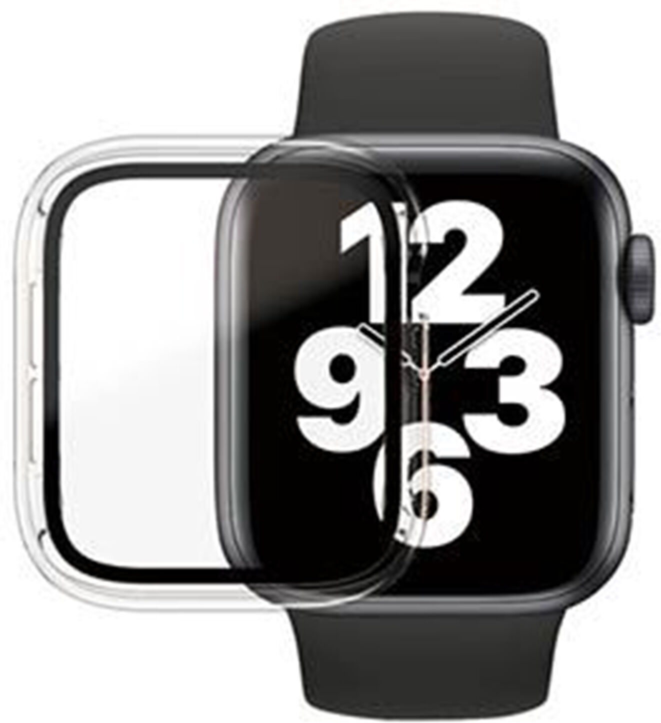 PanzerGlass Coque Full Body pour l'Apple Watch Serie 1-6 / SE 40 mm - Transparent