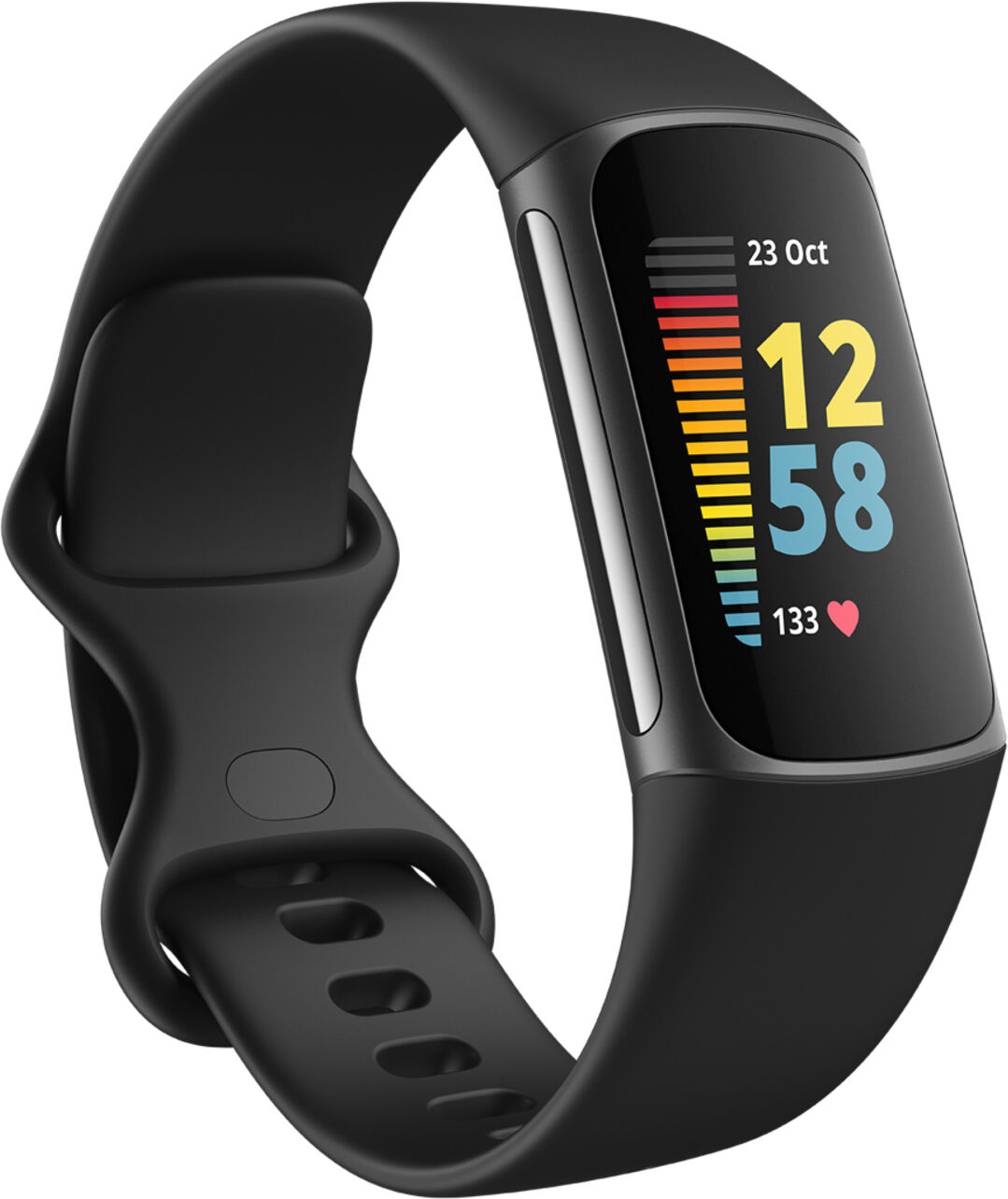 Fitbit Charge 5 AMOLED Bracelet connecté Noir, Graphite - Neuf