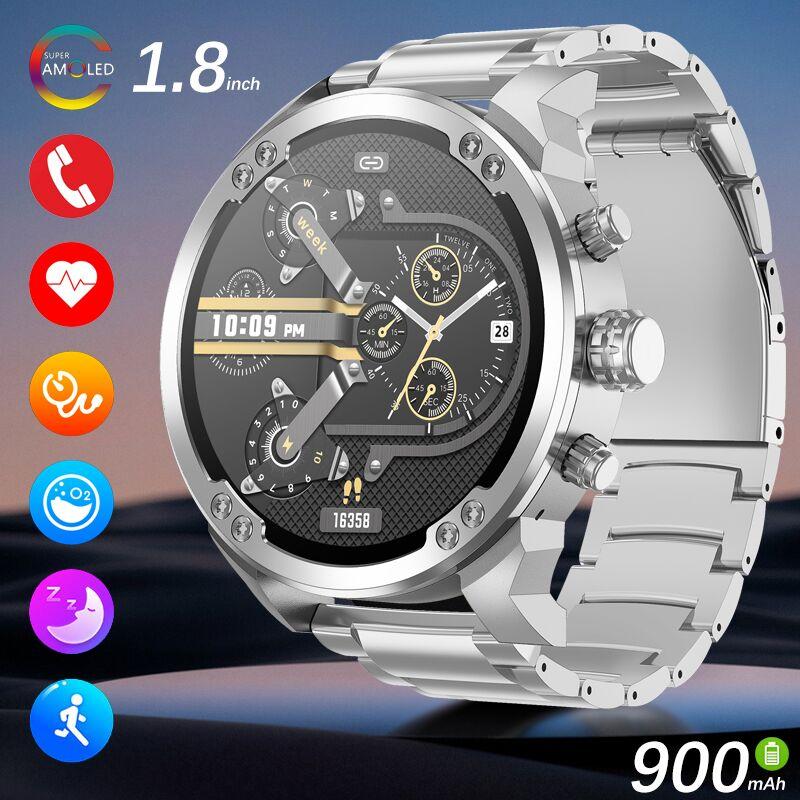 SACOSDING Smart Watch For Men Women 1.8 Inch 900 MAh Battery Blood Oxygen Healthy Monitoring Bluetooth Call Sport Fashion Smartwatch