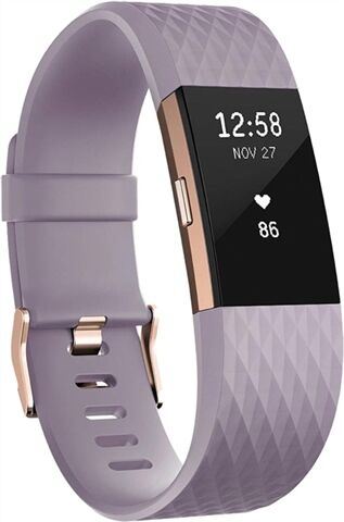 Refurbished: Fitbit Charge 2 Heart Rate + Fitness Band Rose Gold - Large, C