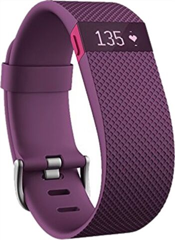 Refurbished: Fitbit Charge HR Heart Rate & Activity Wristband - Purple (Small), B