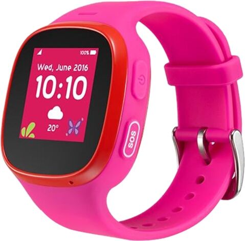 Refurbished: TCL Movetime Family MT30 Smartwatch -Fuchsia/Red, A