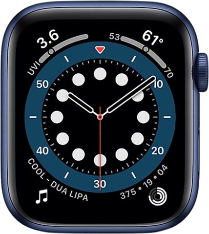 Refurbished: Watch Series 6 (GPS) NO STRAP, Blue Aluminium, 44mm, B