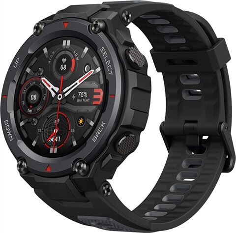 Refurbished: Amazfit T-Rex Pro Smart Watch - Meteorite Black, B