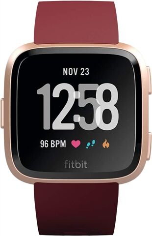 Refurbished: Fitbit Versa Smartwatch RoseGold/Ruby, B