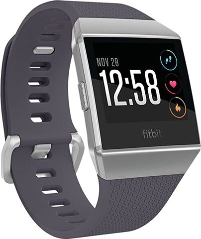 Refurbished: Fitbit Ionic Smartwatch (Blue Gray Band/Silver Gray), A