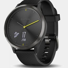 Garmin Vivomove HR Hybrid Smartwatch Black/Black Size: (L)