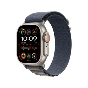 Apple Watch Ultra 2 GPS + Cellular, Cassa 49 mm in titanio con Alpine Loop blu - Large