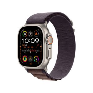 Apple Watch Ultra 2 GPS + Cellular, Cassa 49 mm in titanio con Alpine Loop indaco - Small