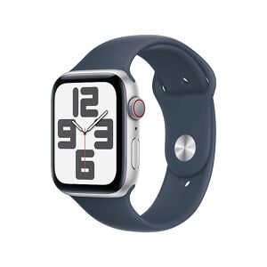 Apple Watch SE GPS + Cellular, Cassa 44 mm in alluminio argento con Cinturino Sport blu inverno - M/L 2023