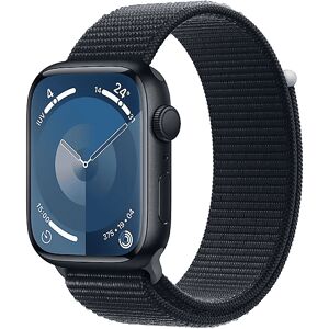 Apple Watch Series 9 GPS, Cassa 45 mm in alluminio mezzanotte con Sport Loop