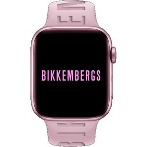 BIKKEMBERGS Orologio Smartwatch Cassa Pink 43mm X 38mm X 11mm, Cinturino Silicone Pink, Display Retina