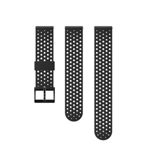 Suunto 20mm Athletic 1 Silicone Strap - cinturino orologio Black/Black S+M (120-220 mm)