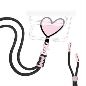 CASEME Laccio Universale Per Smartphone Cmunilaceheart3-rosa