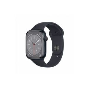 Apple Watch Series 8 Gps 45mm Mezzanotte Cassa In Alluminio Con Mezzanotte Sport Band - Mnp13ty/a