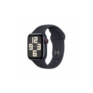 Apple Watch Se Gps + Cellular 40mm Midnight Aluminium Case With Midnight Sport Band - S/m - Mrg73ql/a