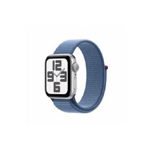 Apple Watch Se Gps 40mm Silver Aluminium Case With Winter Blue Sport Loop - Mre33ql/a