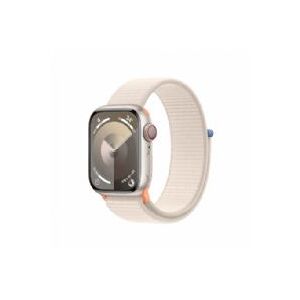 Apple Watch Seriesâ 9 Gps + Cellular 41mm Starlight Aluminium Case With Starlight Sport Loop - Mrhq3ql/a