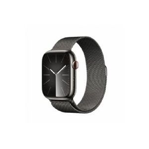 Apple Watch Seriesâ 9 Gps + Cellular 45mm Graphite Stainless Steel Case With Graphite Milanese Loop - Mrmx3ql/a